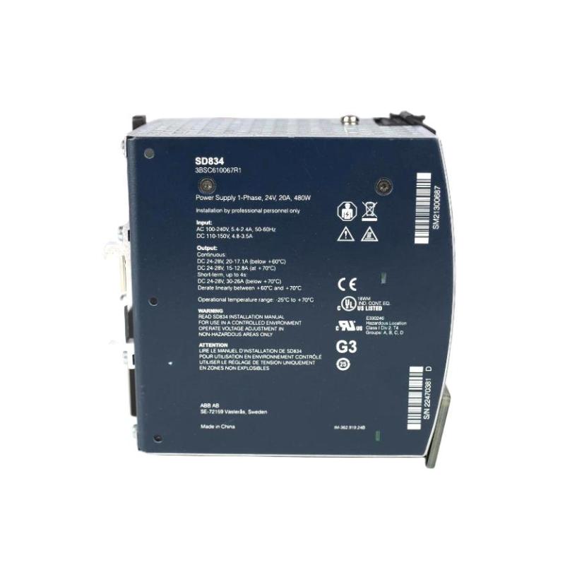 SD834 3BSC610067R1 2