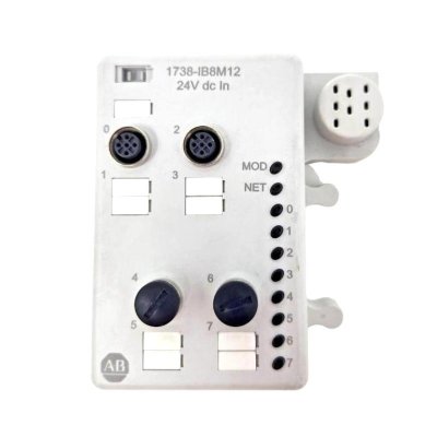 Allen Bradley 1738-IB8M12 ArmorPoint I/O 8-Point Digital Input Module 100% Original and Brand New!