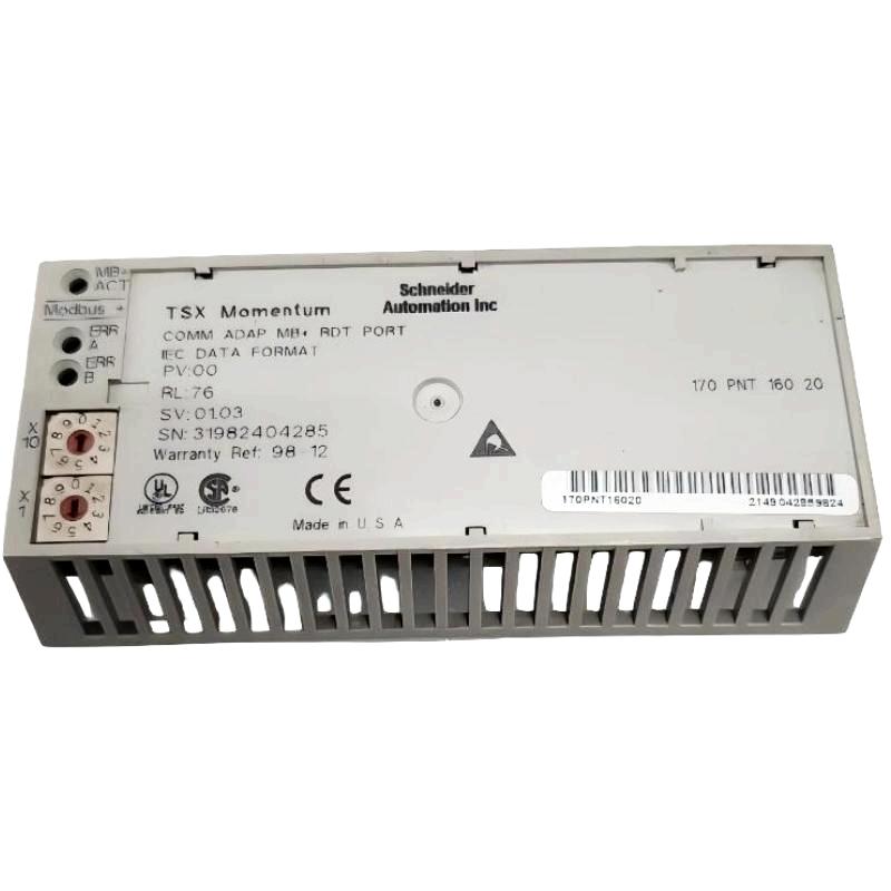 Schneider 170PNT16020 Modbus Plus Communication Adapter