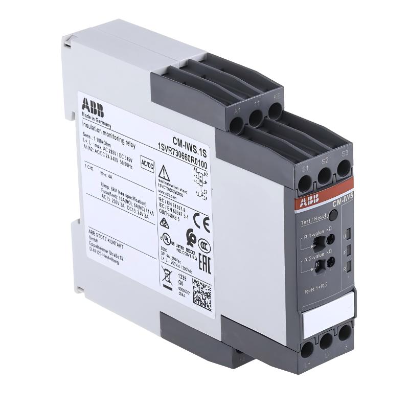 ABB CM-IWS.1S 1SVR730660R0100 Insulation Monitoring Relay